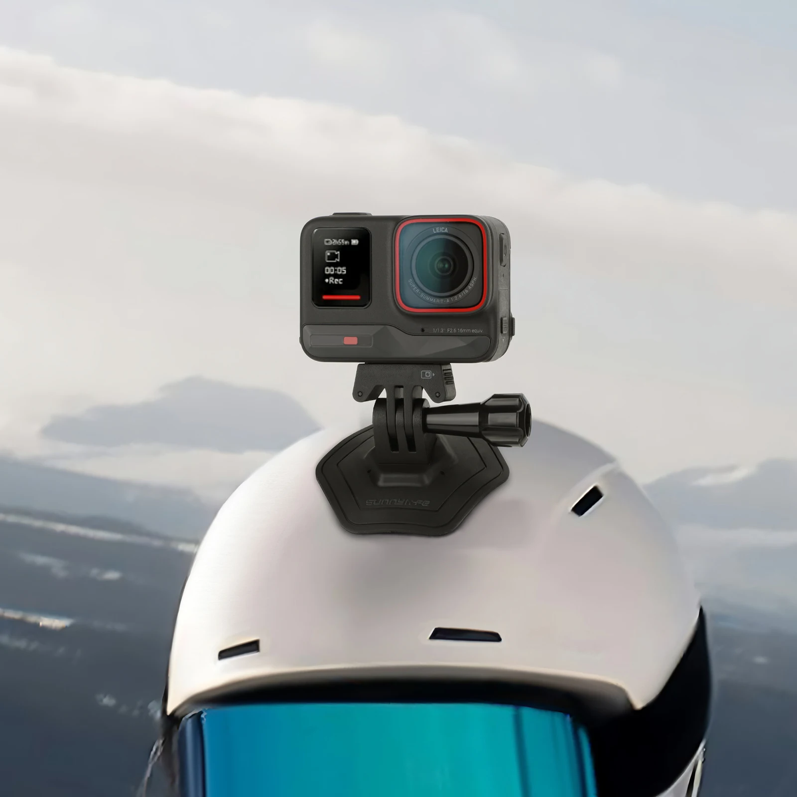 Action Camera Flexible Adhesive Mount for GoPro 13 12 11 Accessories Motorcycle Helmet Mount for DJI Osmo Pocket 3 Action 5 Pro