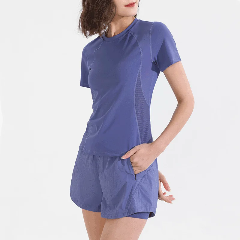 Sports Fitness Suit Women's Professional Morning Running Training Clothes Spring and Autumn Gym Running Loose  Yoga Clothes