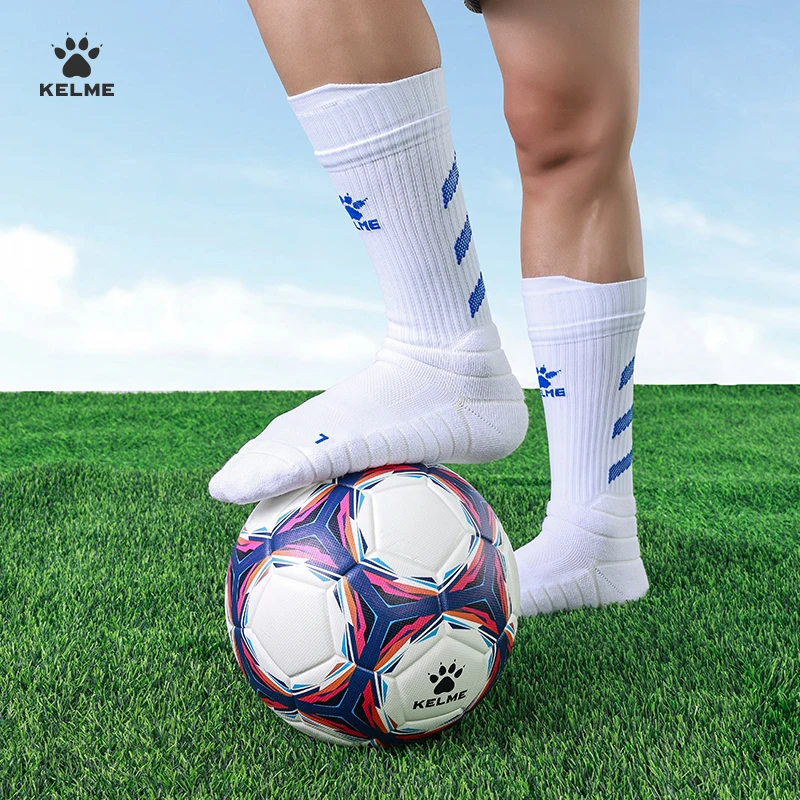 KELME futbolcu çorapları yetişkin orta buzağı profesyonel maç eğitim ter dayanıklı aşınmaya dayanıklı kaymaz koşu spor çorapları