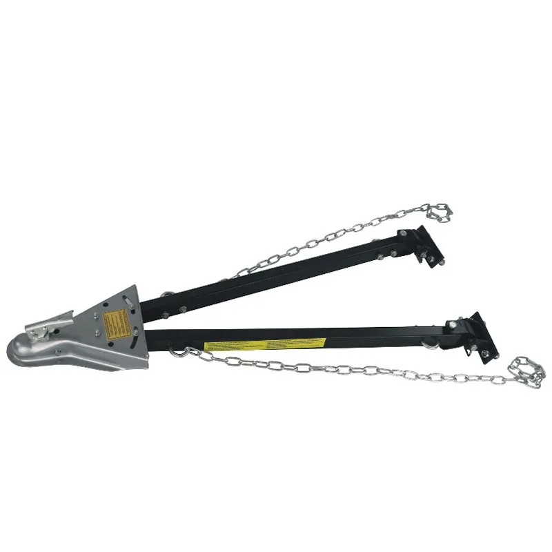 5000LB Tow Bar,2‑Inch Ball Cover Trailer Hitch Bracket,Trailer Towing Bar & Tow Rope Kit For Vehicle Towing Accessory