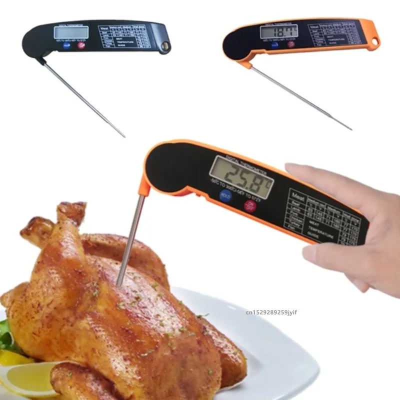 1pcs Digital Kitchen Food Thermometer For Meat Water Milk Cooking Probe BBQ Electronic Oven Thermometer Kitchen Tools