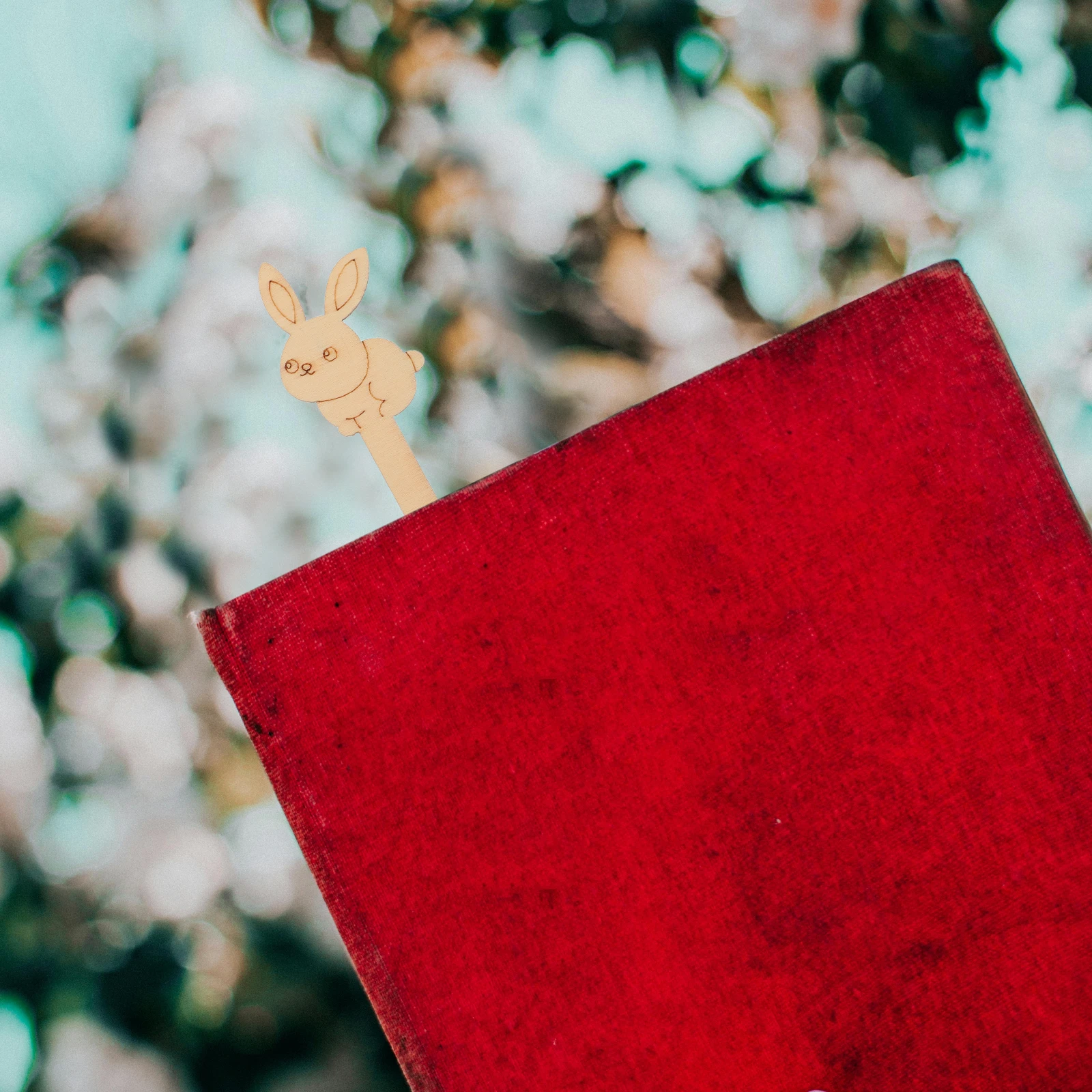 10 Pcs Wooden Bookmark Bookmarks Fantasy Easter Blank DIY Kit Kawaii Markers Novelty Tag