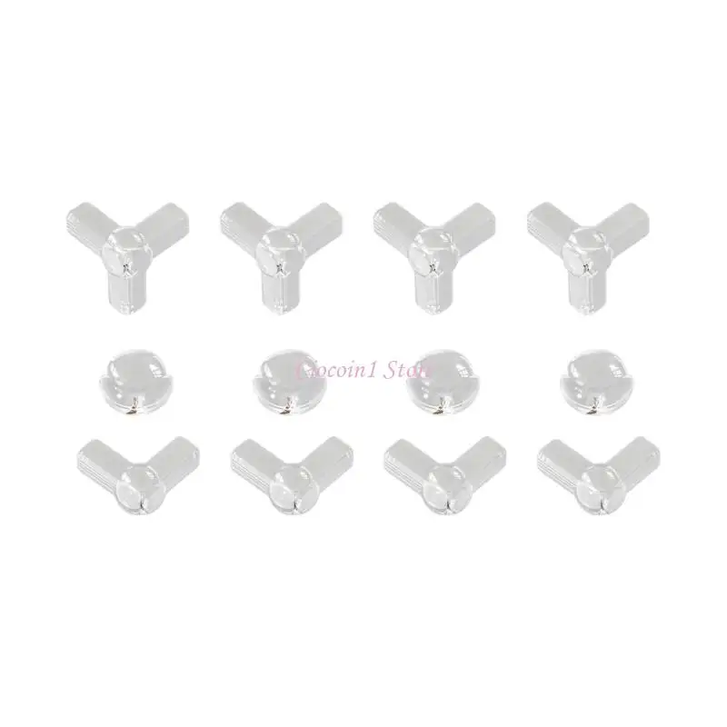 Y1UB 4XINVisible Furniture Edges Guards for Baby Proofing Clear PVC Corner Protectors