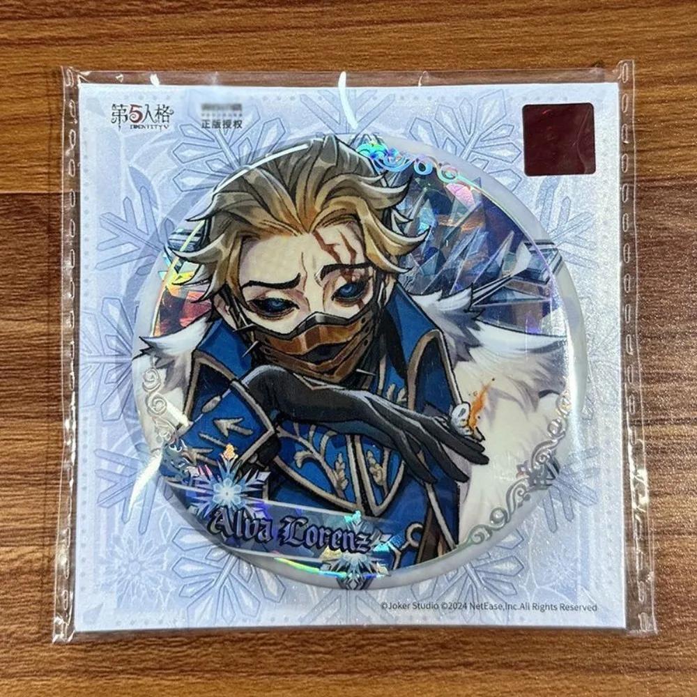 New Identity V Frost Theme Brooch Fiona Gilman Luca Balsa Andrew Kreiss Alva Lorenz Cosplay Badge Fans Collection Decorative Pin