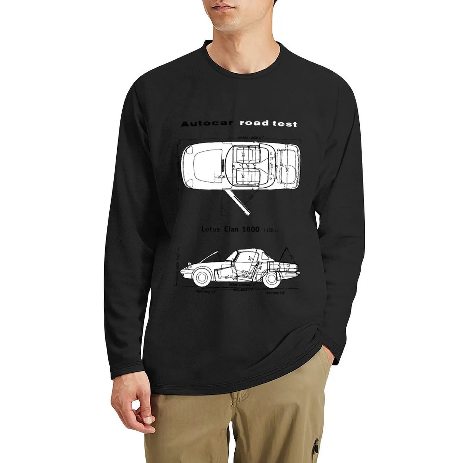 

ELAN ROAD TEST Long T-Shirt tees man clothes Oversized t-shirt quick drying shirt plain t shirts men