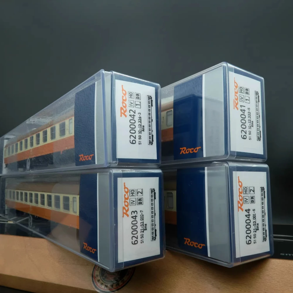 Roco ho escala trem modelo 6200041-234 quarta geração carro de passageiros conjunto 4 opções trem modelo meninos brinquedo presente