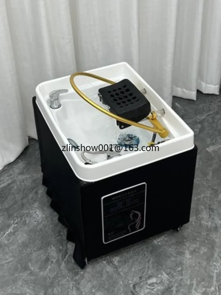 Facial Bed Separate Shampoo Basin Water Circulation Hair Care Beauty Basin Supporting Grafting Moving Head Treatment Basin