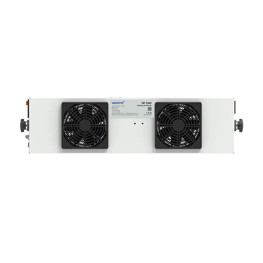 QEEPO QP-FA02 Ionizing Double Head Fan Cleanroom Overhead Blowers Double Head
