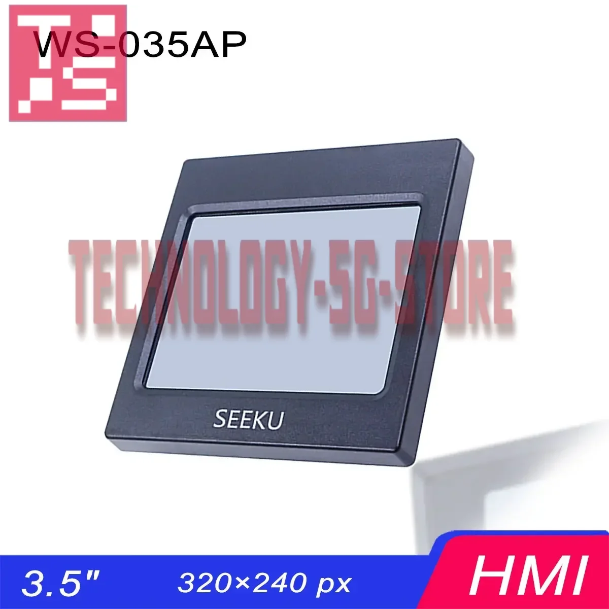 

SEEKU Hmi Display Screen 3.5 Inch WS-035AP 32-bit 200MHz ARM9 320×240px Human Machine Interface Display Sealed in Box