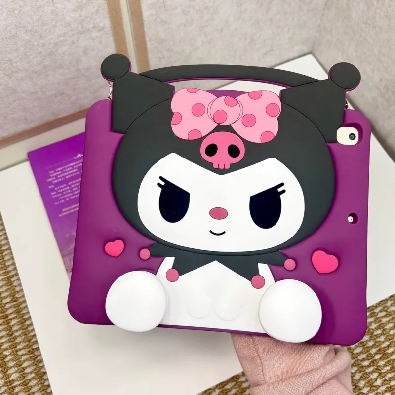 For iPad mini 2 3 4 5 6 7 iPad 7th 8th 9th 10th Gen 10.2 10.9 Air Pro 2019 10.5 Air 4 5 10.9in Cute Cartoon Support Tablet Case