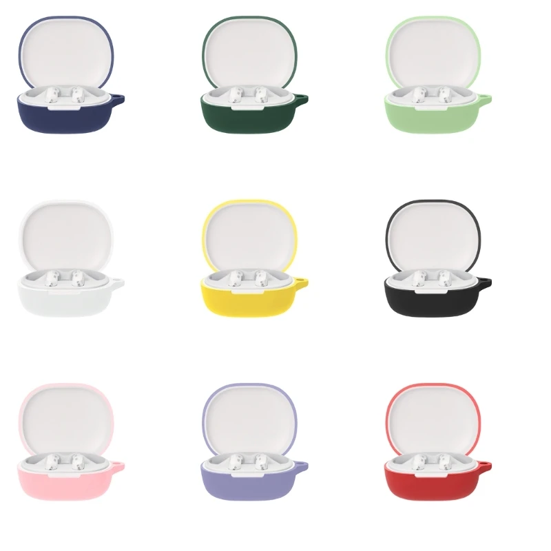 واقية حمل حالات ل Redmi براعم 4 لايت سماعة الغبار حامي قابل للغسل شحن صناديق كم المضادة للخدش غطاء