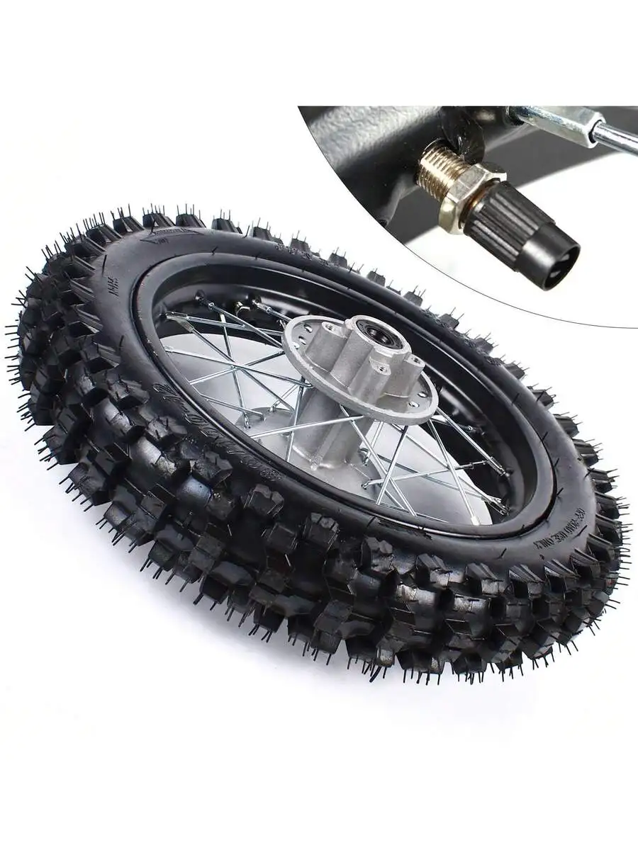 12 Rear Wheel Rim Tire For SSR Pit Bike Dirt Bike 50/70/90/110/125/140CC