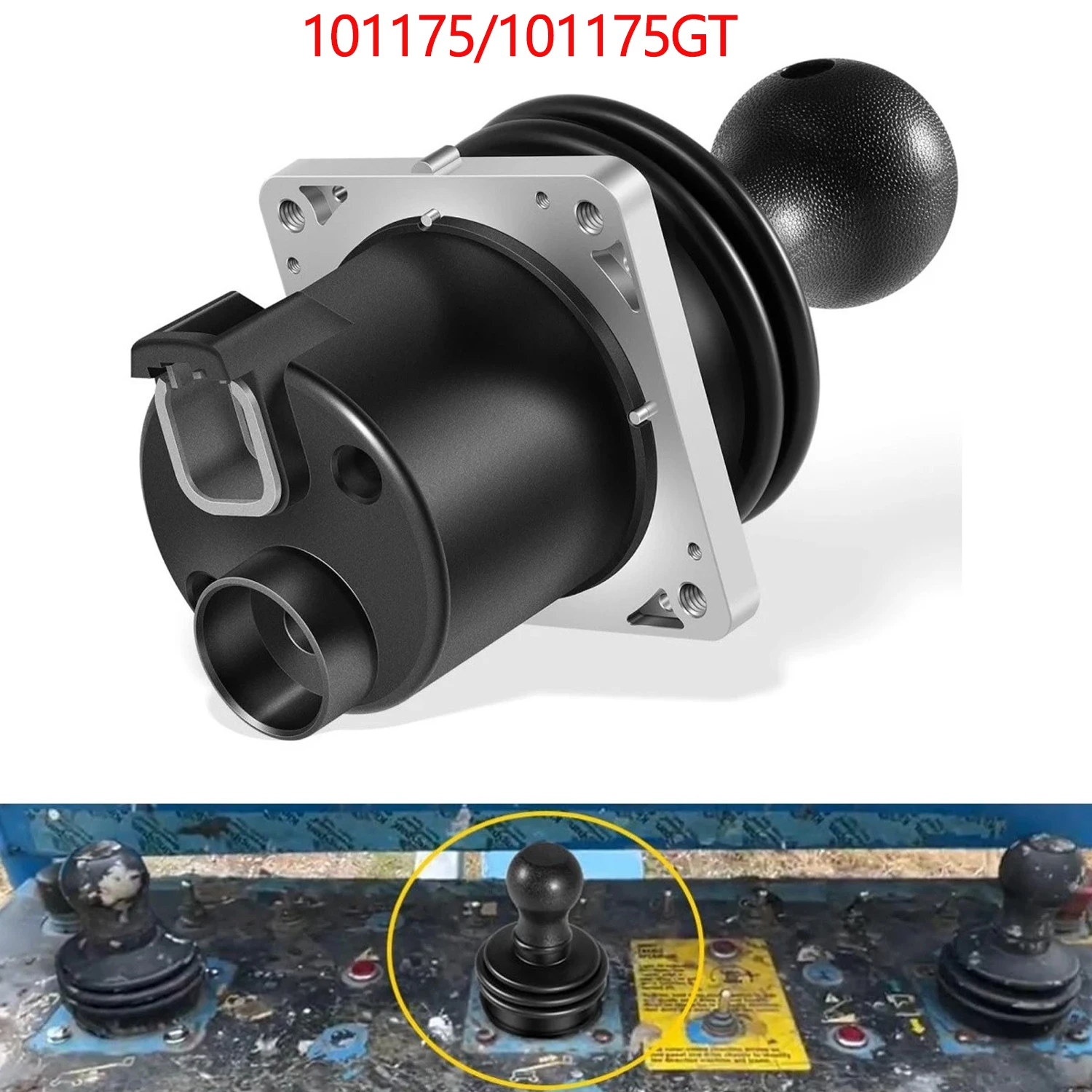 

101175 101175GT Single Axis Ball Handle Joystick Controller Compatible with Genie Straight Booms Lifts S, Z & SX-Series and More