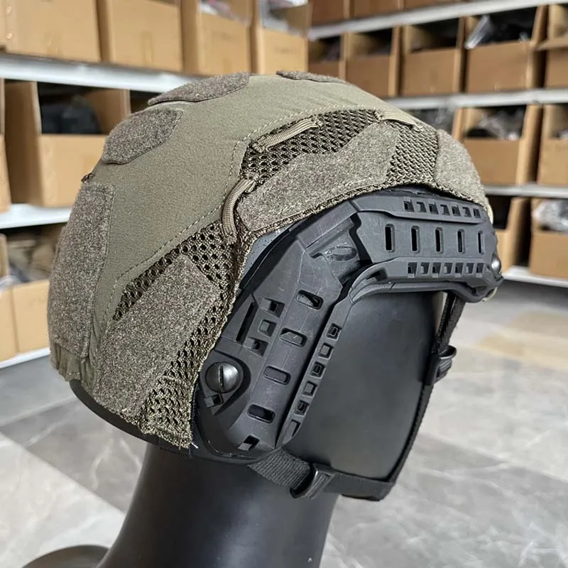 Outdoor FAST OPS-CORE/SF Pokrowiec na kask Skórzany pokrowiec ochronny na kask Tkanina kamuflażowa