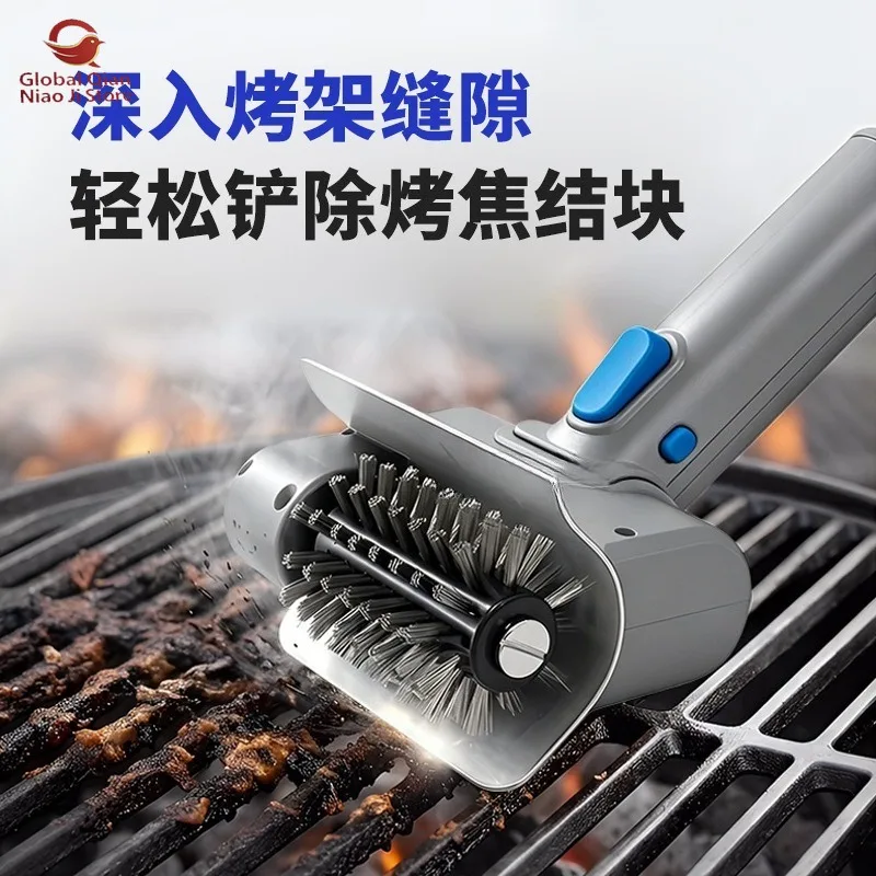 Electric Grill Cleaning Brush Replacement Heads, Outdoor BBQ Tool Accessories, Multiple Types of Grill Cleaning Heads