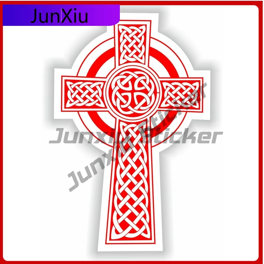 

Celtic Cross Trendy Wall Anti Scratch Sticker Accessory Knot Unique UV Decal Scratch Resistant Stylish Car Decoration Stickers