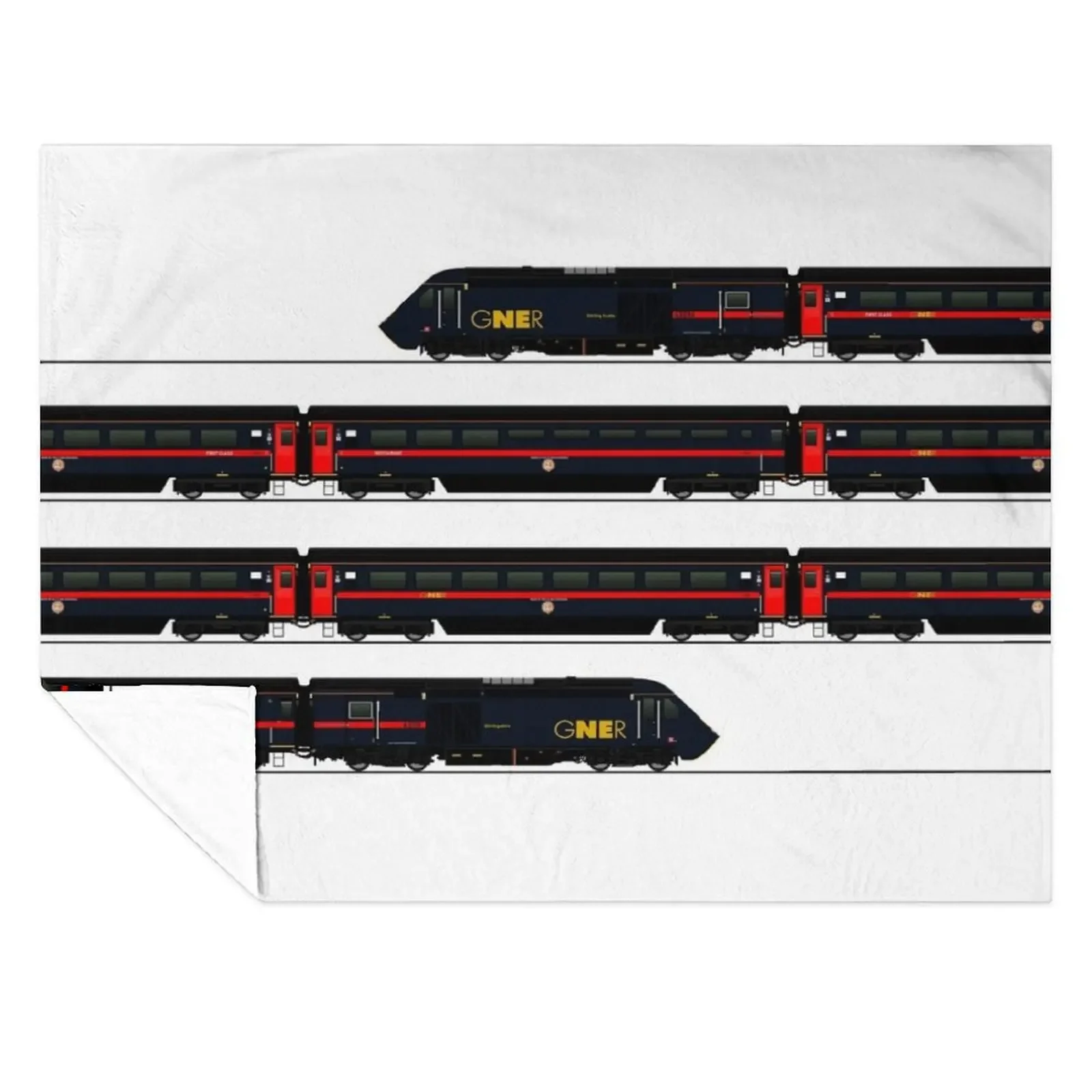 

GNER HST CLASS 43 LOCOMOTIVE Throw Blanket Sofa Quilt Sofa Thins Softest Blankets