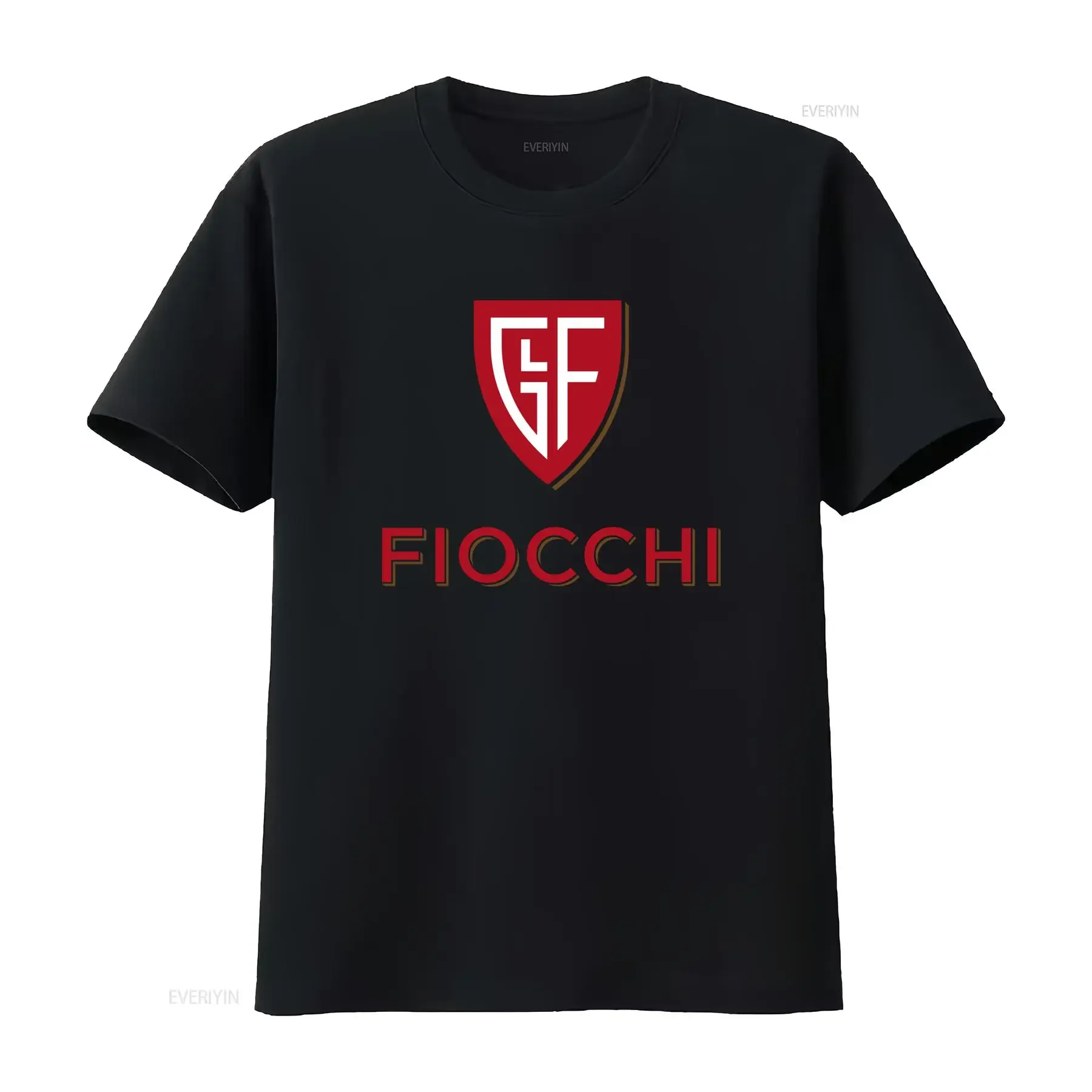 Fiocchi Men's White T Shirt Size S 3XL with Rifles Guns Firearms Shield Logo Print vintage Washed Casual Soft Versatile Unisex