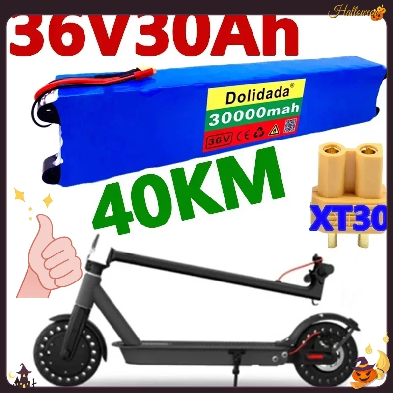 Free delivery 100% new M365 original 36V 30Ah Kick scooter battery pack 36V 30000mAh electric scooter battery pack  BMS board