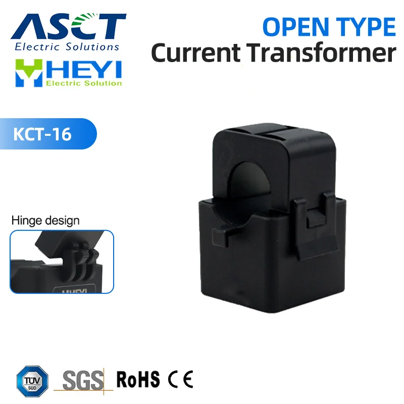 KCT-16 Split Core Current transformer AC Current Sensor  window size 16mm Clamp on CT from ASCT