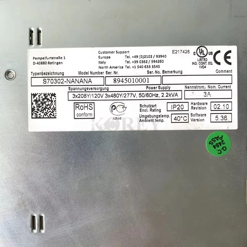 Сервопривод S72402-NANANA S70301-NANANA S70302-NANANA S70362-NANANA S71262-NANANA