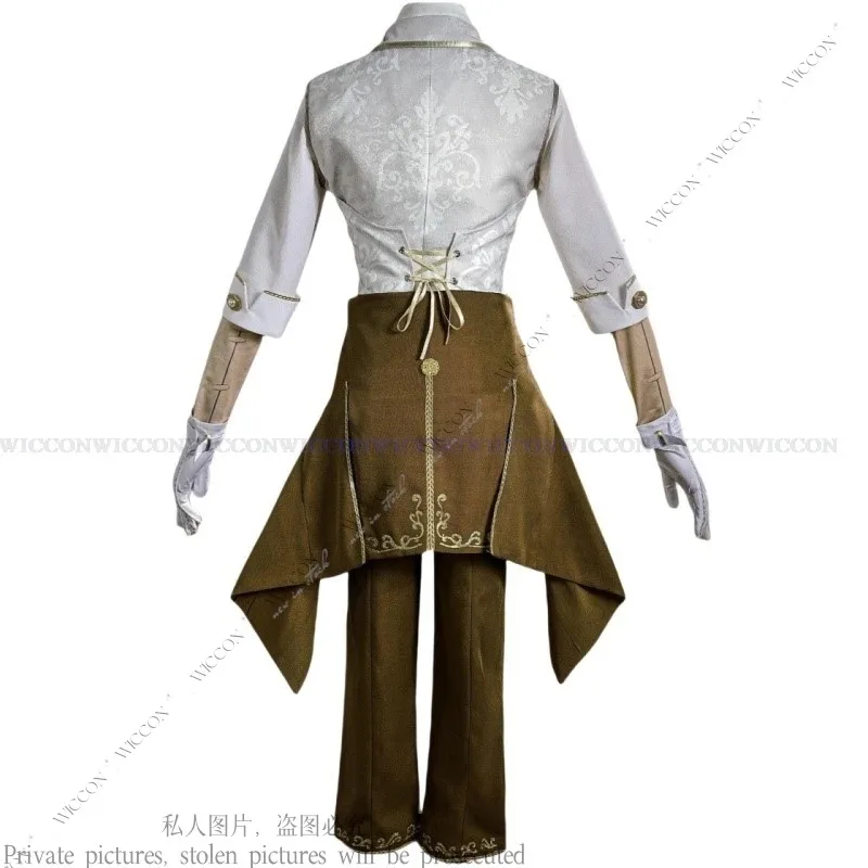 

a7d@Luca Balsa Game Identity V Prisoner Anime Cosplay Costume Wig Graduation Day Shirt Pants Belt Pendant Once Series Uniforma7d