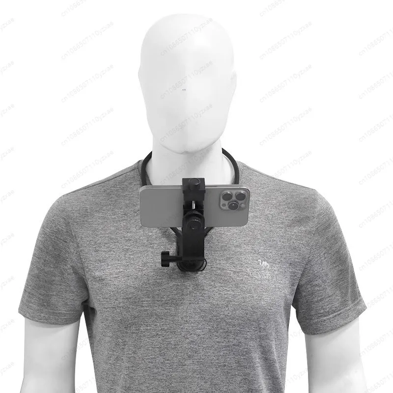 Silicone Comfort Neck Mount with Magnetic Lock, for  Action 4/5 Pro & GoPro, Secure Chest POV for Sports/Vlog/Live Stream