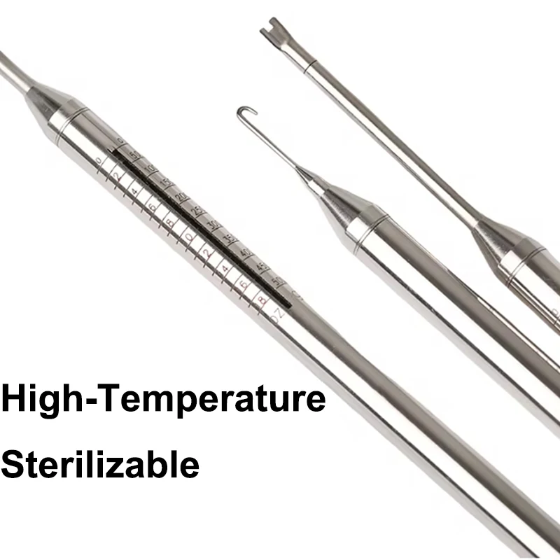 Dental Orthodontic Dynamometer Tension Stress Oral Rod Force Gauge Autoclavable Traction Elastic Rubber Band Tensiometer Measure