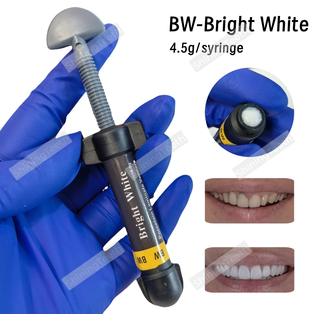 

4,5 г шпон для отбеливания зубов, материал ярко-белого света, композитная смола, шпон, эстетический BW