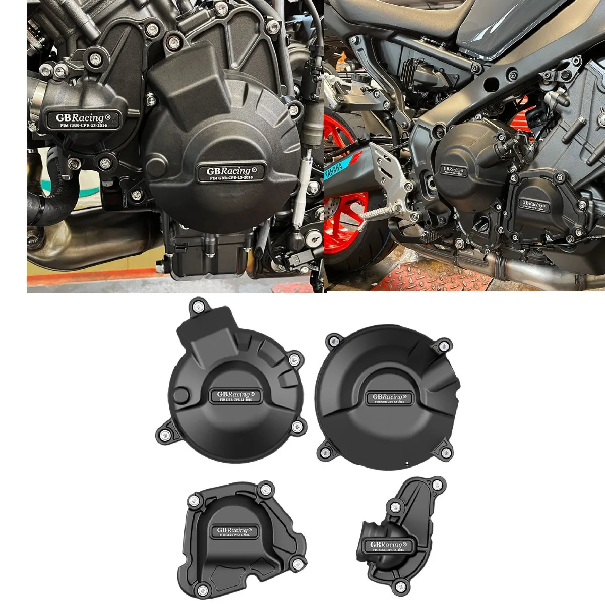 FOR YAMAHA XSR900 2022-2024 2023 XSR900 GP 2024 Engine Protective Cover Engine Cover Protection Set Swing arm Spool