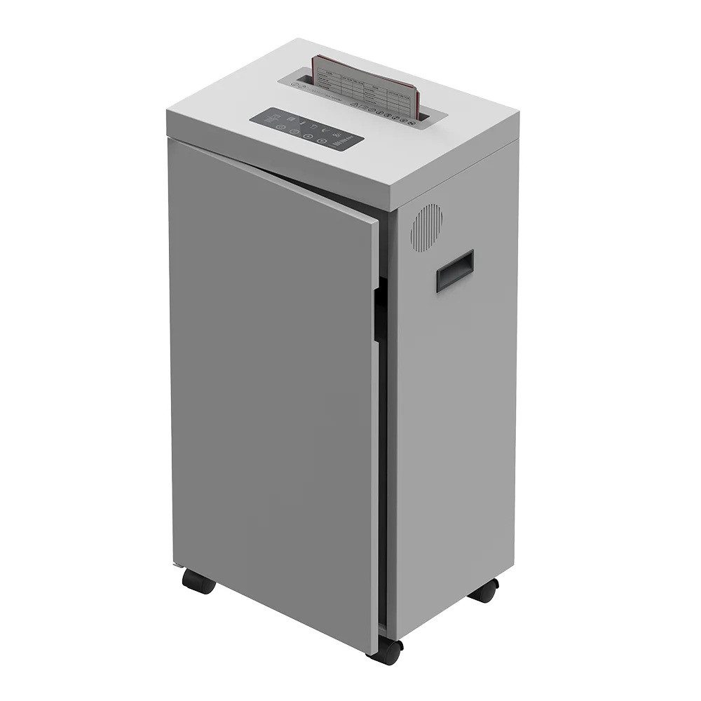 Heavy-Duty Electric Paper Shredder 45L Large Capacity Cross-Cut for Cards CDs DVDs Staples - Embassy Office Paper Shredder
