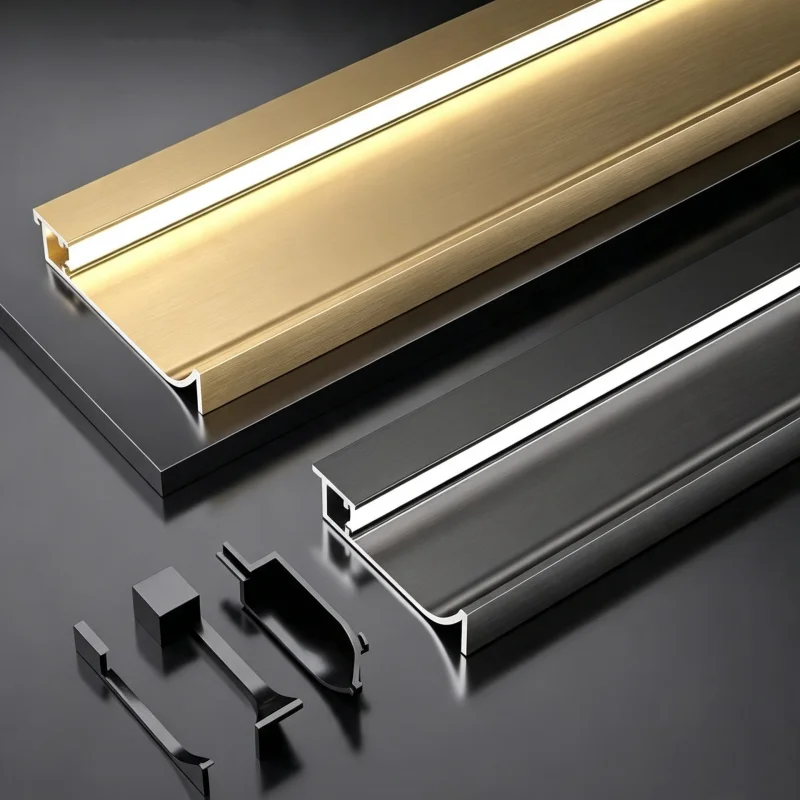 Embedded LED Aluminum Skirting Board Profile Surface Mount Linear Lamp Wall Corner Stair Home Decor Hidden Strip Light Baseboard