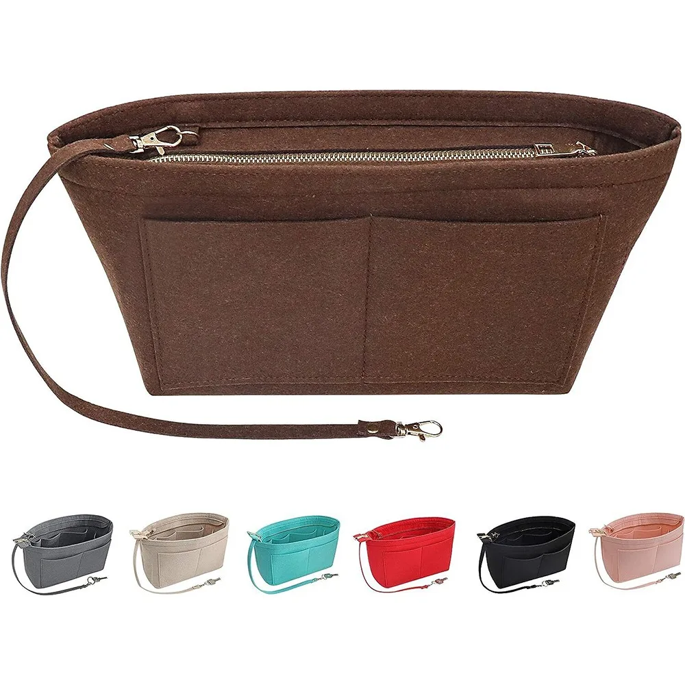 Lining Fit Various Felt Insert Bag Brand Bags For Handbag Cosmetic Bags Portable Make up Organizer Women