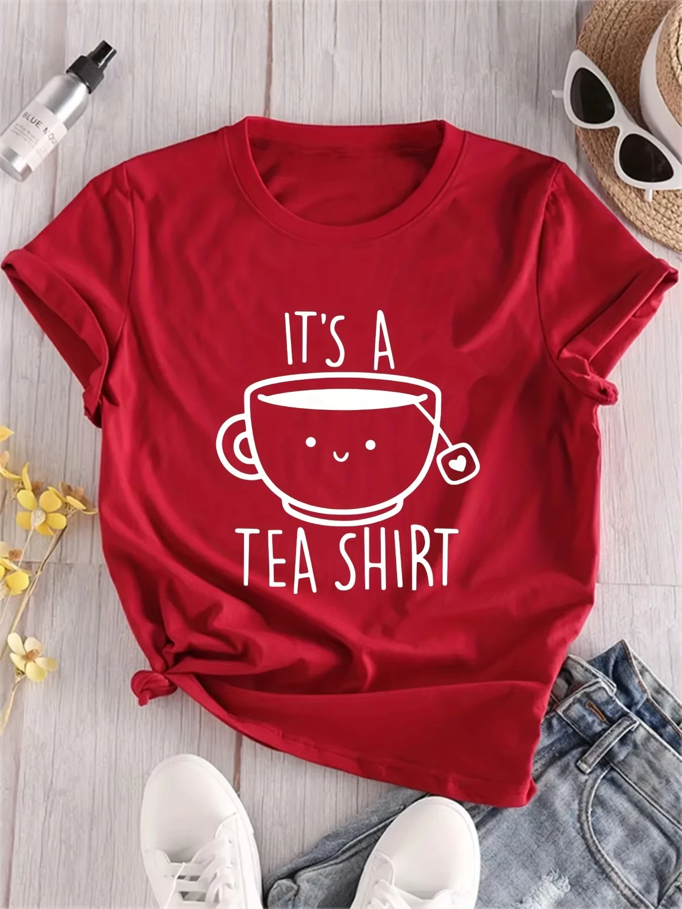 2026 New Casual Crew Neck T-Shirt Fashion Tee with 