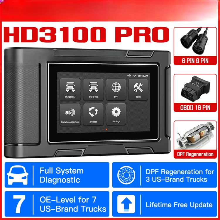 

Hd3100pro 12V/24V Diesel Truck Full System Detection Tool