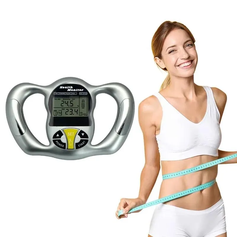 Handheld ABS Battery Powered Home Personal Body Care Body Scale Professional Body Fat Analyzer