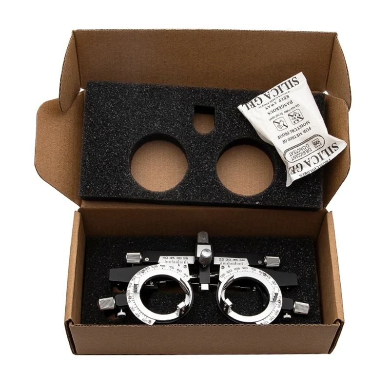 Montatura per lenti di prova ottica ottica regolabile occhiali per Test oculistici optometria ottica asse cilindro intercambiabile per negozio Drop Shipping