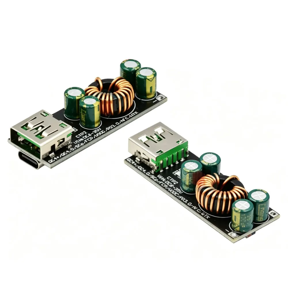 1pcs QC4.0 QC3.0 USB Type-C Mobile Phone Quick Charge Adapter 6 -35V Step Down Buck Boost Module for Mobile Phone SCP/FCP
