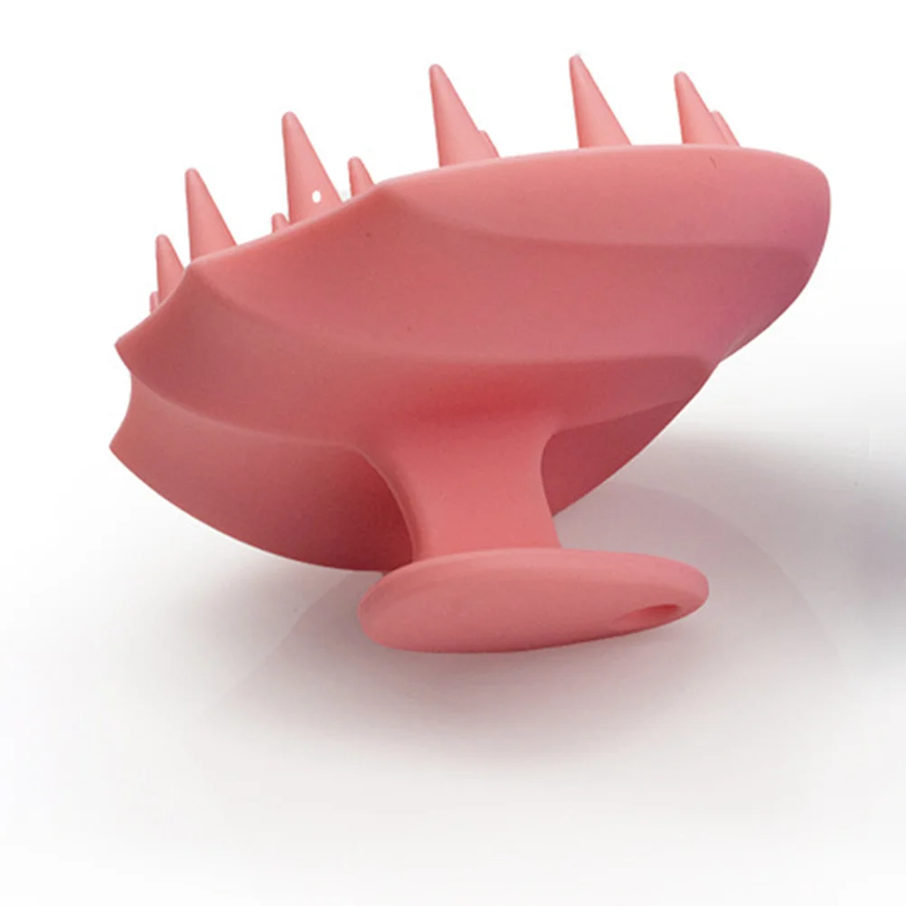 

Силиконовая щетка для шампуня для массажа кожи головы, глубокая очистка, скруббер для волос, отшелушивающий влажный и сухой, легкий, эргономичный