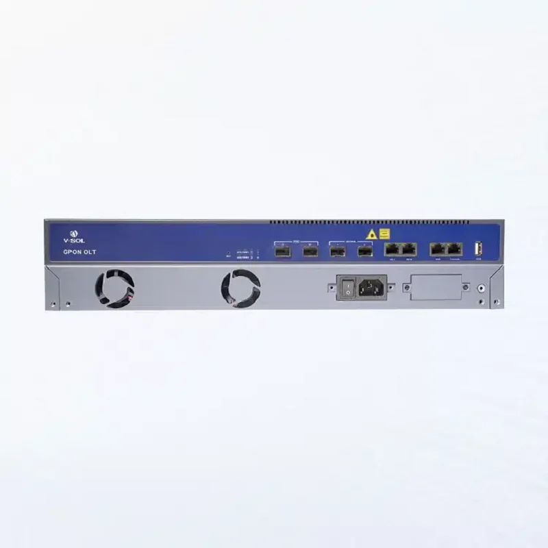 V-solution OLT V1600GT Opitcal Line Terminal 2 Port GPON SFP modul 2 * GE(RJ45)+ 2 * GE(SFP)/10GE(SFP +) peralatan jaringan serat