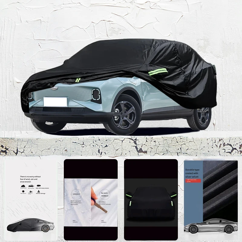 

For Geely-Geometry-e Auto Anti snow Anti dust Anti-uv Anti peeling paint And Anti Rainwater 210t car cover Car cover protection