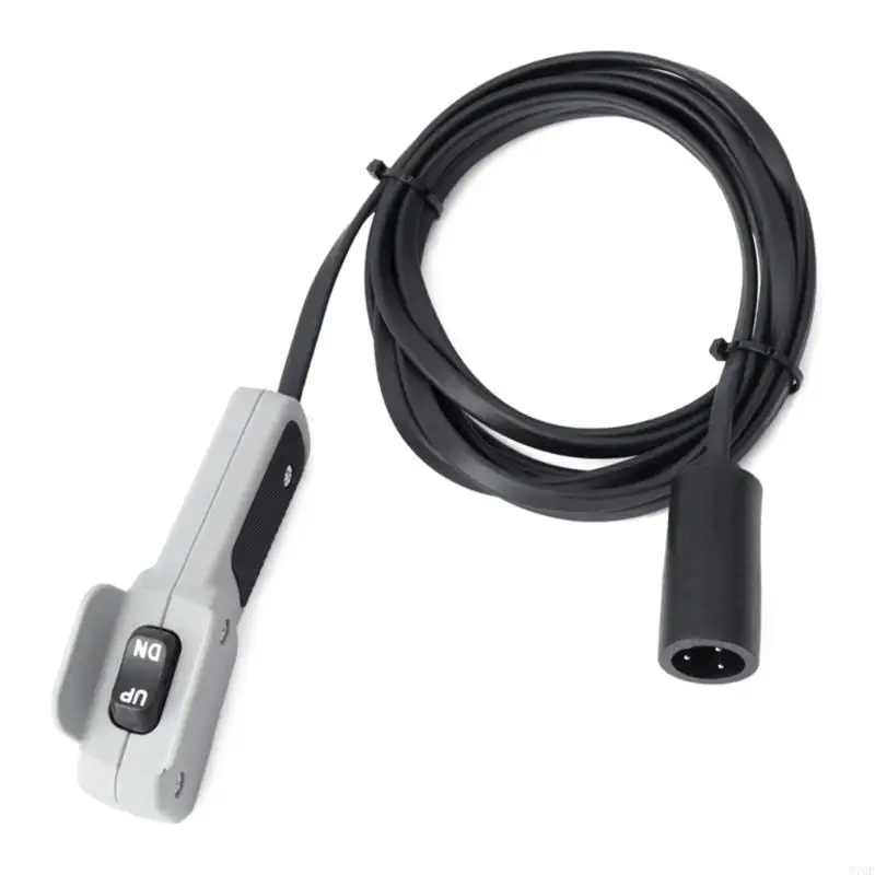 M76E 64849 Gray and Black Cabled Winch Handset for WARN RT25 XT25 RT1.5 Utility-Vehicle and Side-by-Side Setups, with Clearly