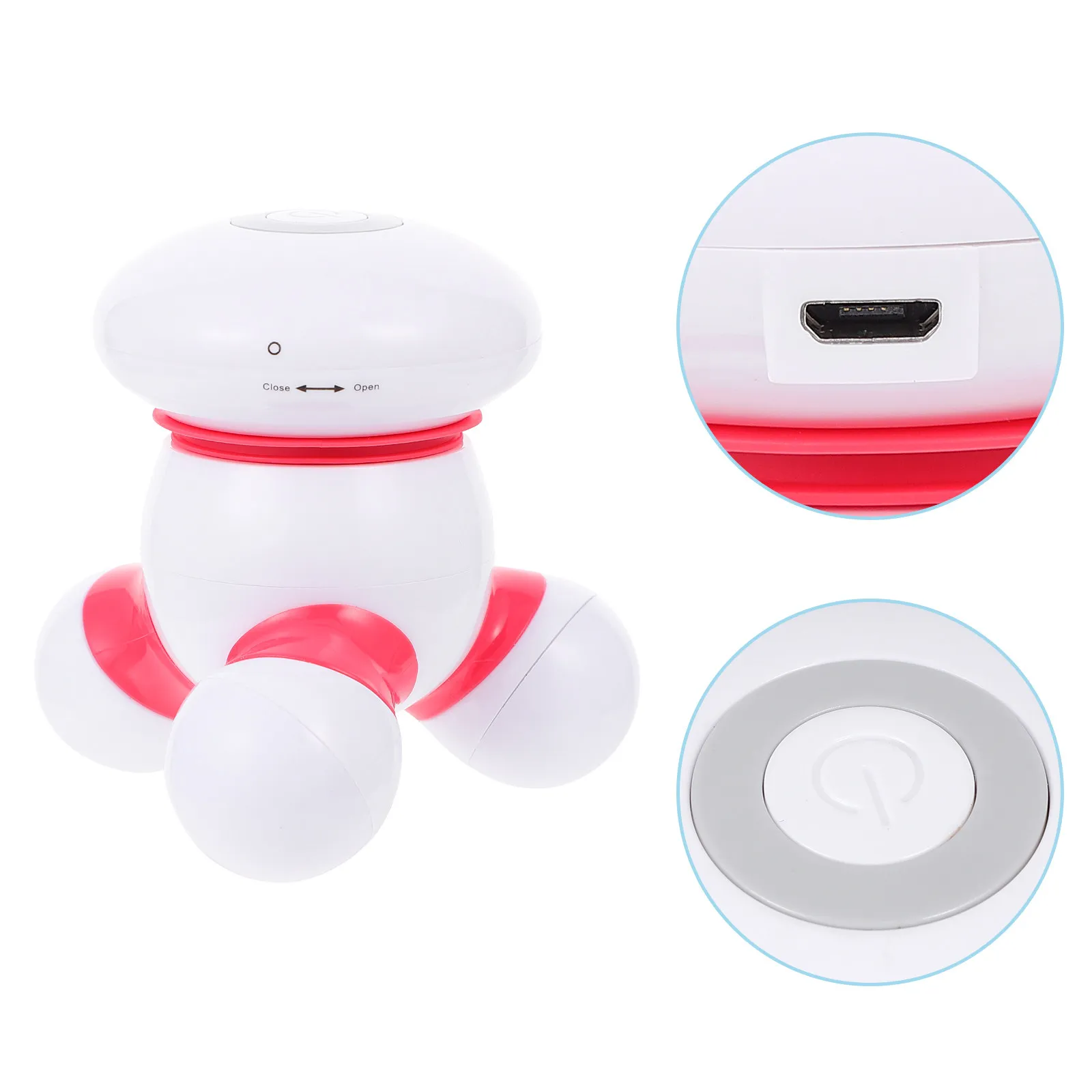 

1Pcs Portable Body Massager with Vibration Therapy for Back Neck Shoulders Lightweight Massage Tool for Pain
