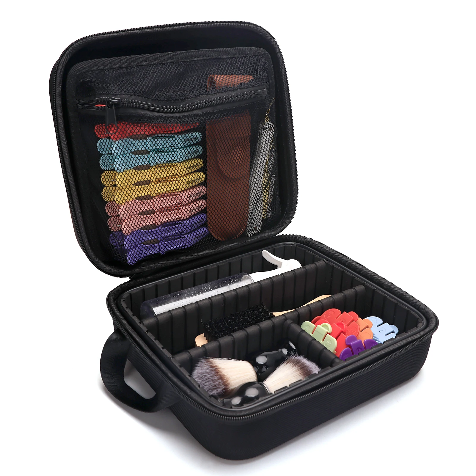 Barbershop Hairdressing Tools Storage Bag Barber Scissors Shavers Storage Case Travel Portable Handbag Salon Makeup Bag Supplies