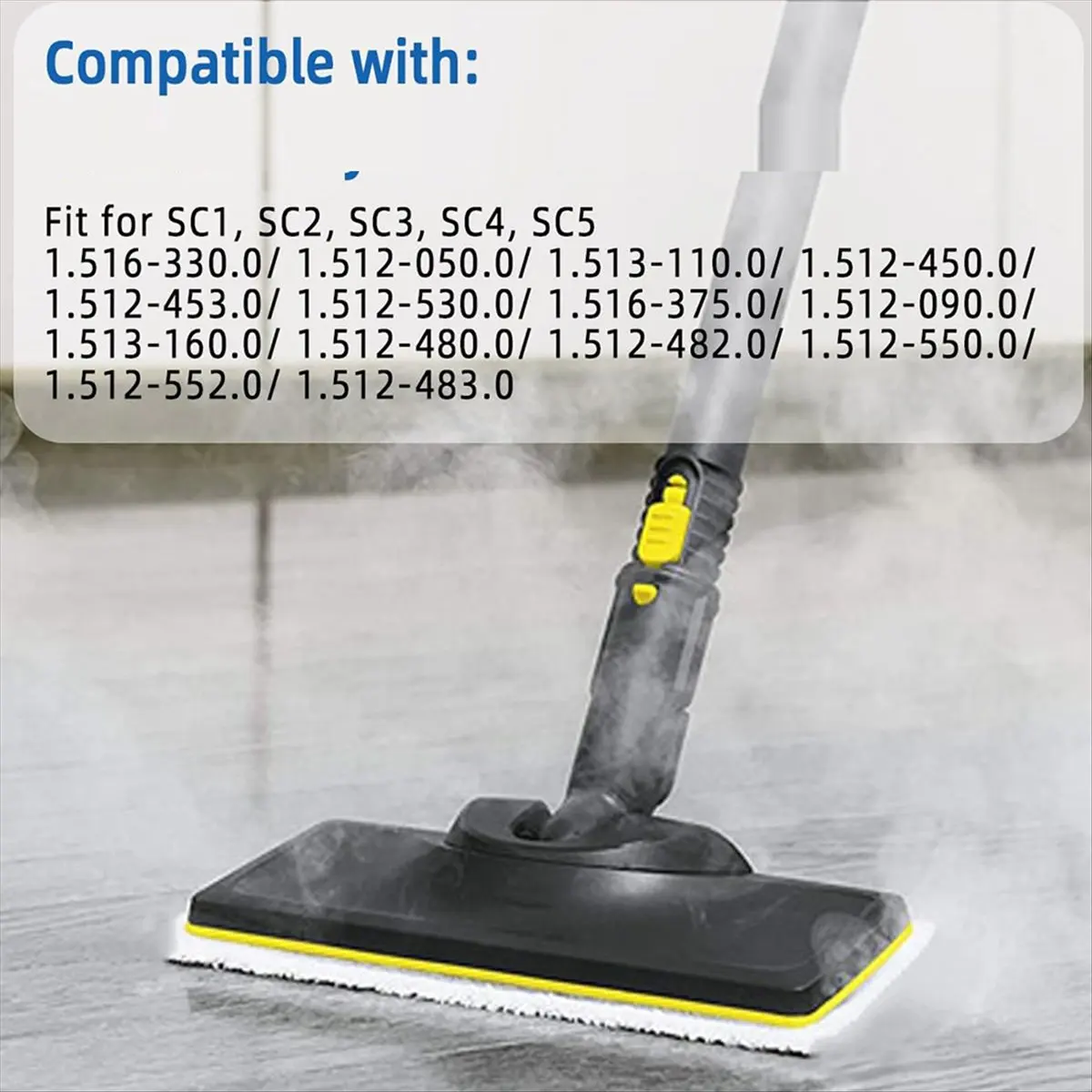 (ABZD) Paños de microfibra para limpiador a vapor Karcher Easy Fix SC2 SC3 SC4 SC5, paños accesorios para limpiador a vapor Karcher