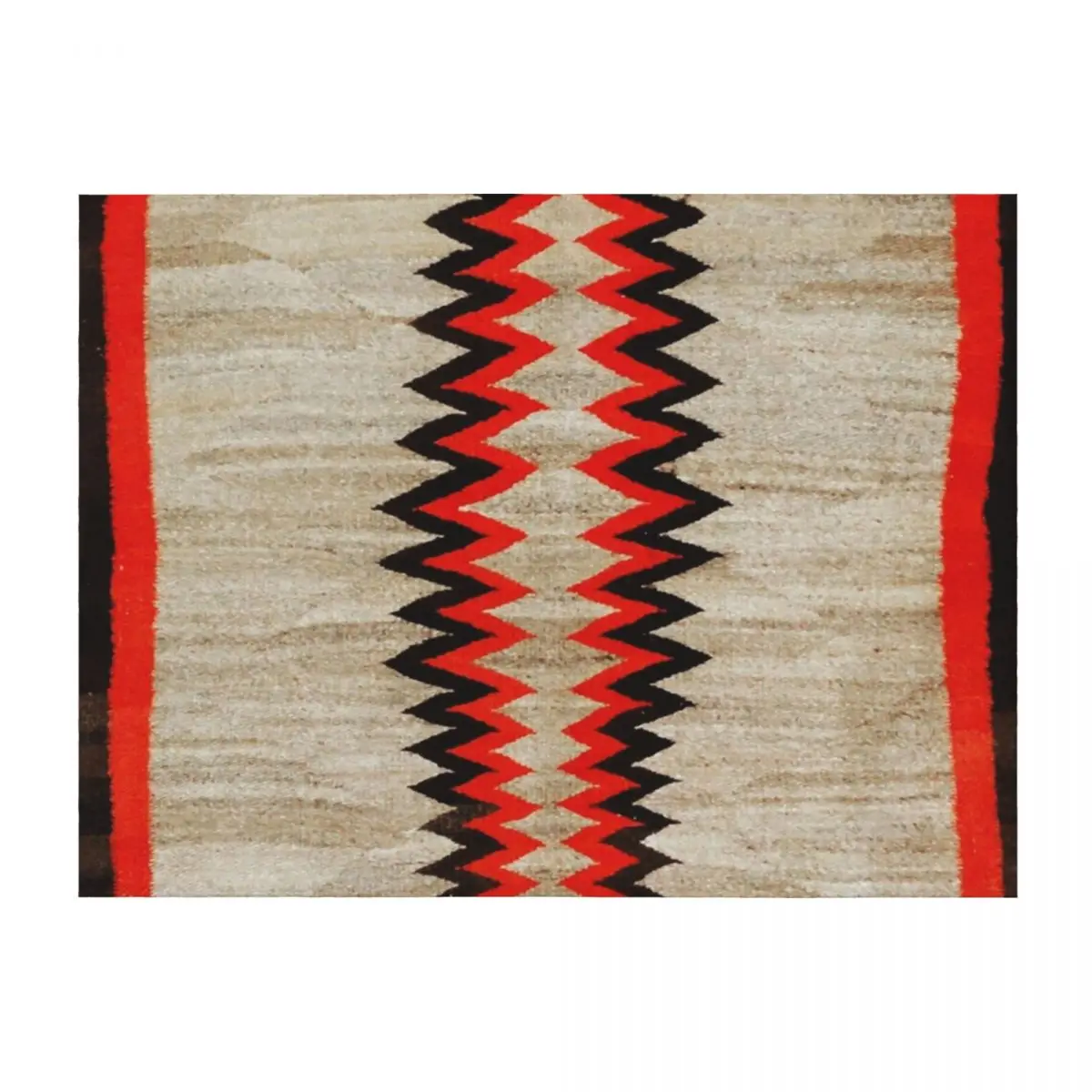 

Antique Navajo Rug With Chevron Stripes Print Throw Blanket Sofa Quilt Winter beds Large Blankets