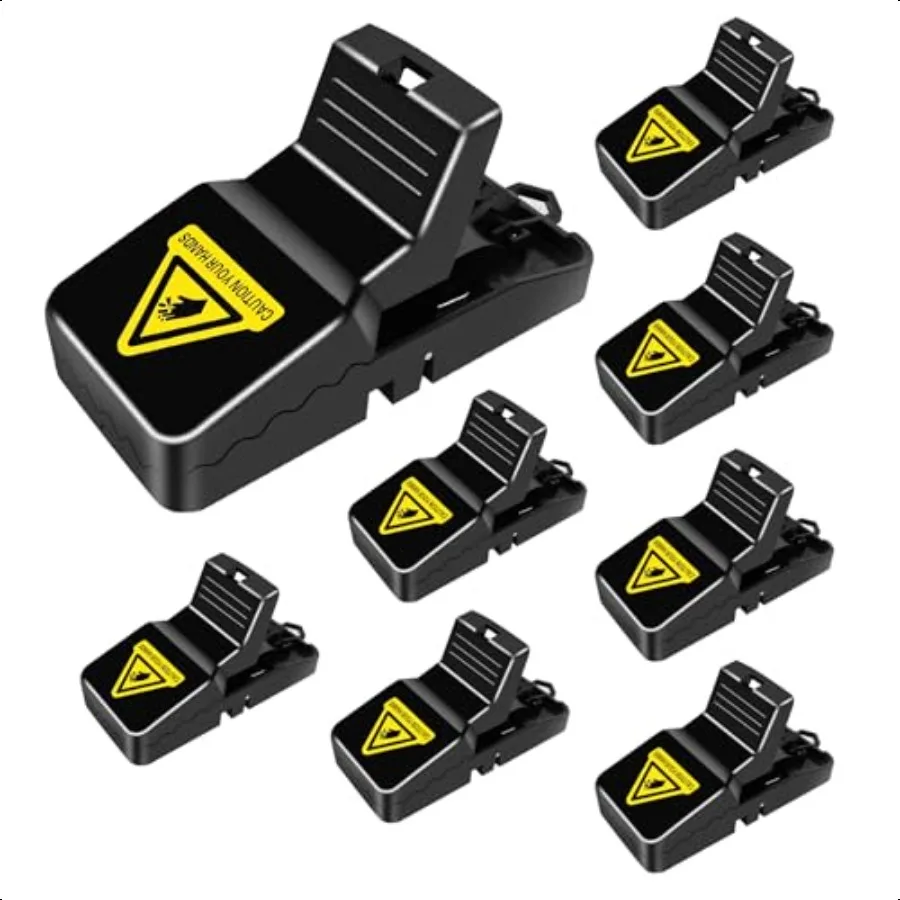 

Ловушка для мышей, ловушки для крыс, домашние ловушки для маленьких мышей, уличные многоразовые быстрая эффективная мышеловка для дома, 8 шт.