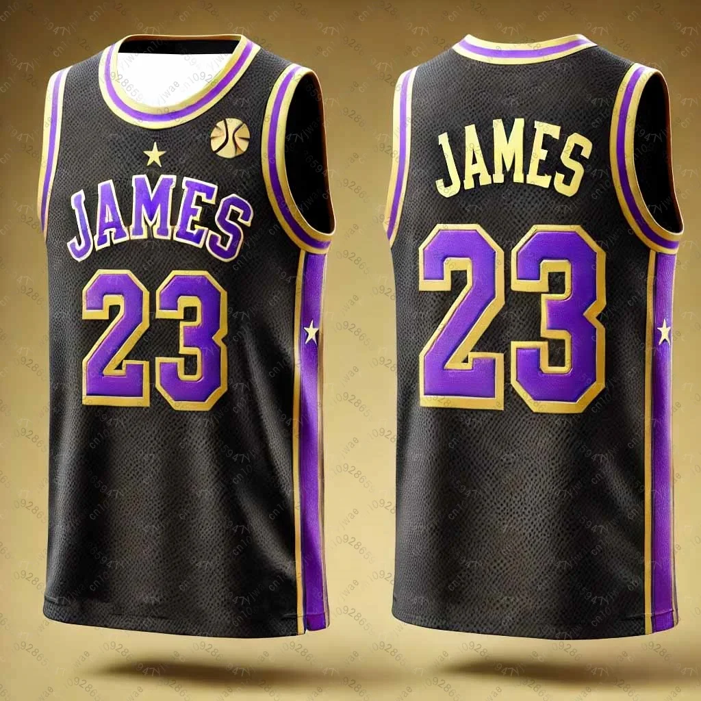 CHATGPT تصميم الأولاد الرجال 3D المطبوعة رقم. 23 سترة جيمس الرياضية النسائية بدون أكمام لكرة السلة بدون أكمام #3