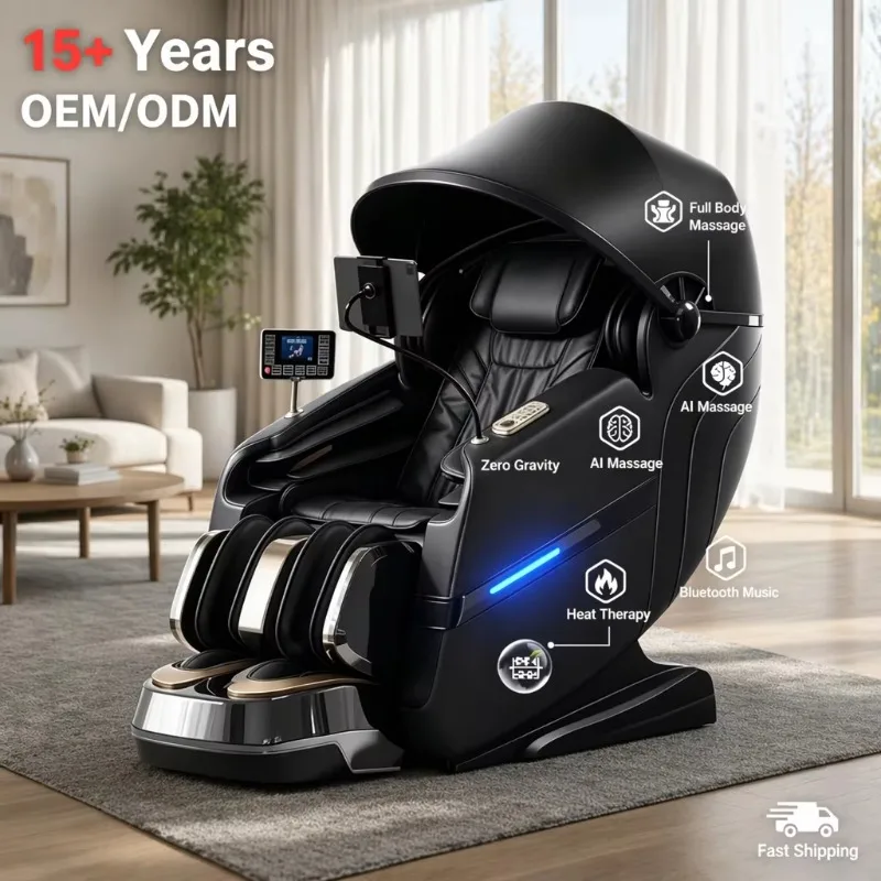 Luxury Full Body Zero Gravity Massage Chair Thai Stretch & Smart Health Detection Available for the Whole Family