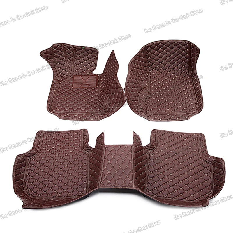 leather car floor mats for exeed vx 2019 2020 2021 2022 vantas accessories auto carpet cover interior seat luxury anti slip